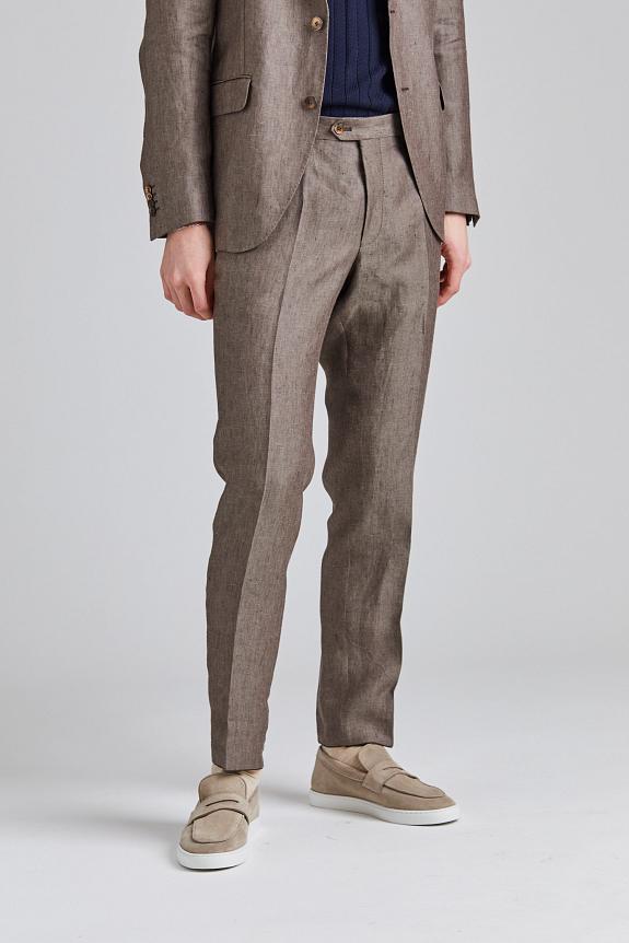 Oscar Jacobson Denz Trousers Dusk Brown